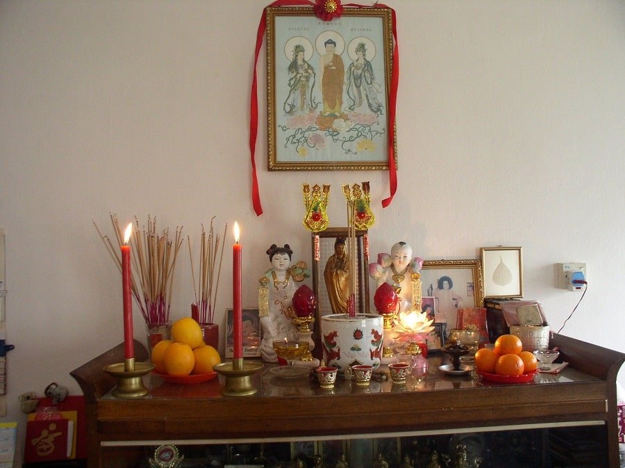 Deity Worship Altar Example min - Deity Statues: Feng Shui Capabilities and Cultural Beliefs