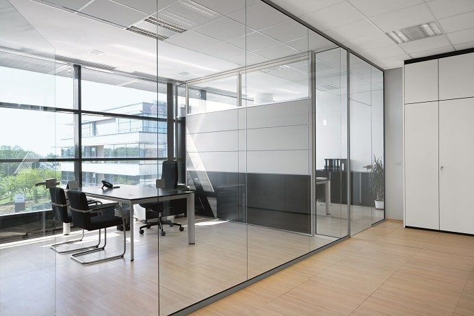 Glass wall office 1 - 21 Productivity Lessons I Learned from Feng Shui Principles