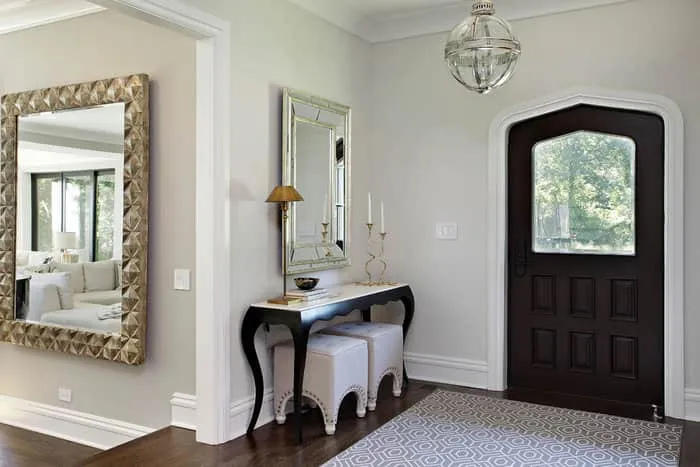 mirror in foyer is ok feng shui mirror placement not facing front door