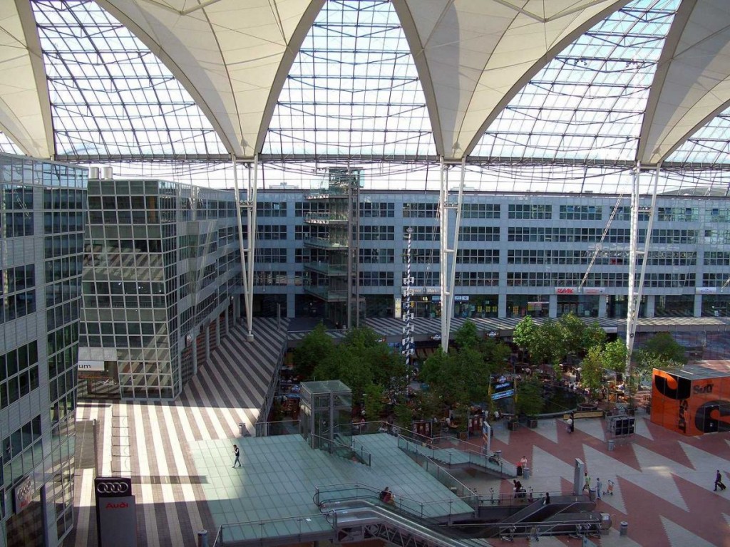 Munich Airport with Indoor Garden 1024x768 - Top 10 International Airports with Awesome Feng Shui