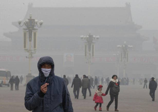 Pollution at Tiananmen Square Beijing - Feng Shui Explained from a Modern Perspective