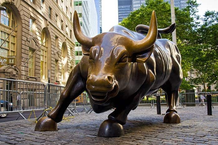 Wall Street Bull Feng Shui wealth area