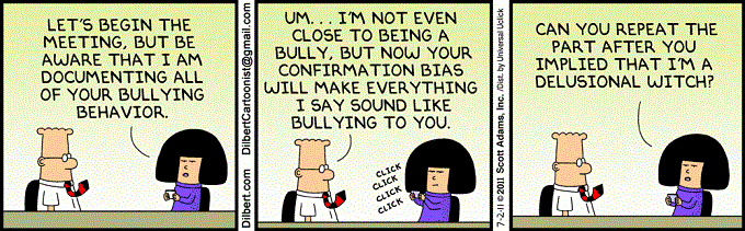 confirmation bias comic dilbert min - Why Your Annual Chinese Zodiac Predictions Are Inaccurate