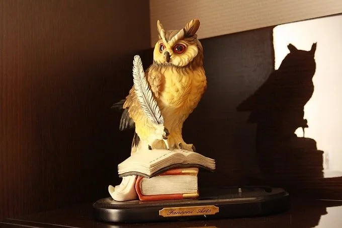 owl figurine feng shui item