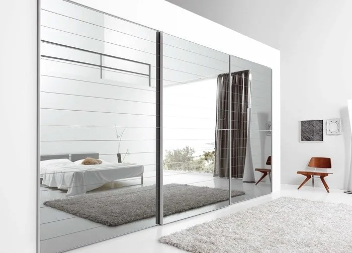 sliding mirror closet bedroom feng shui