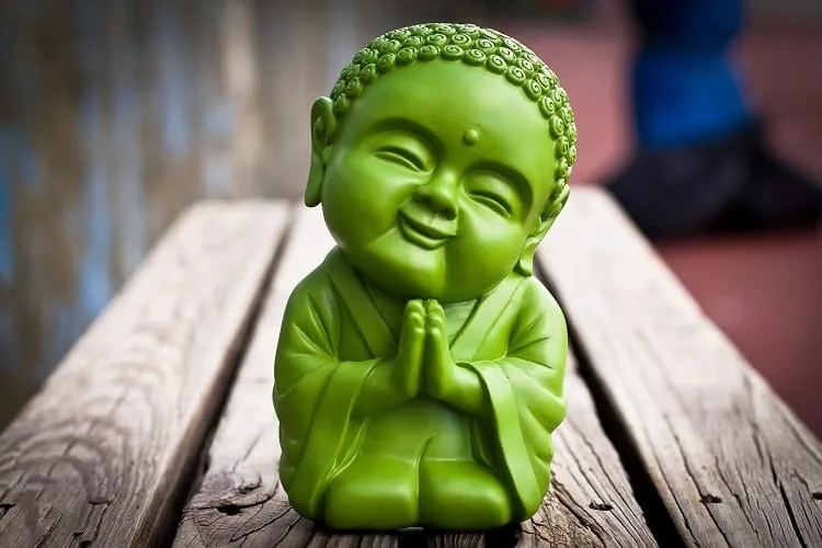 Young Green Buddha